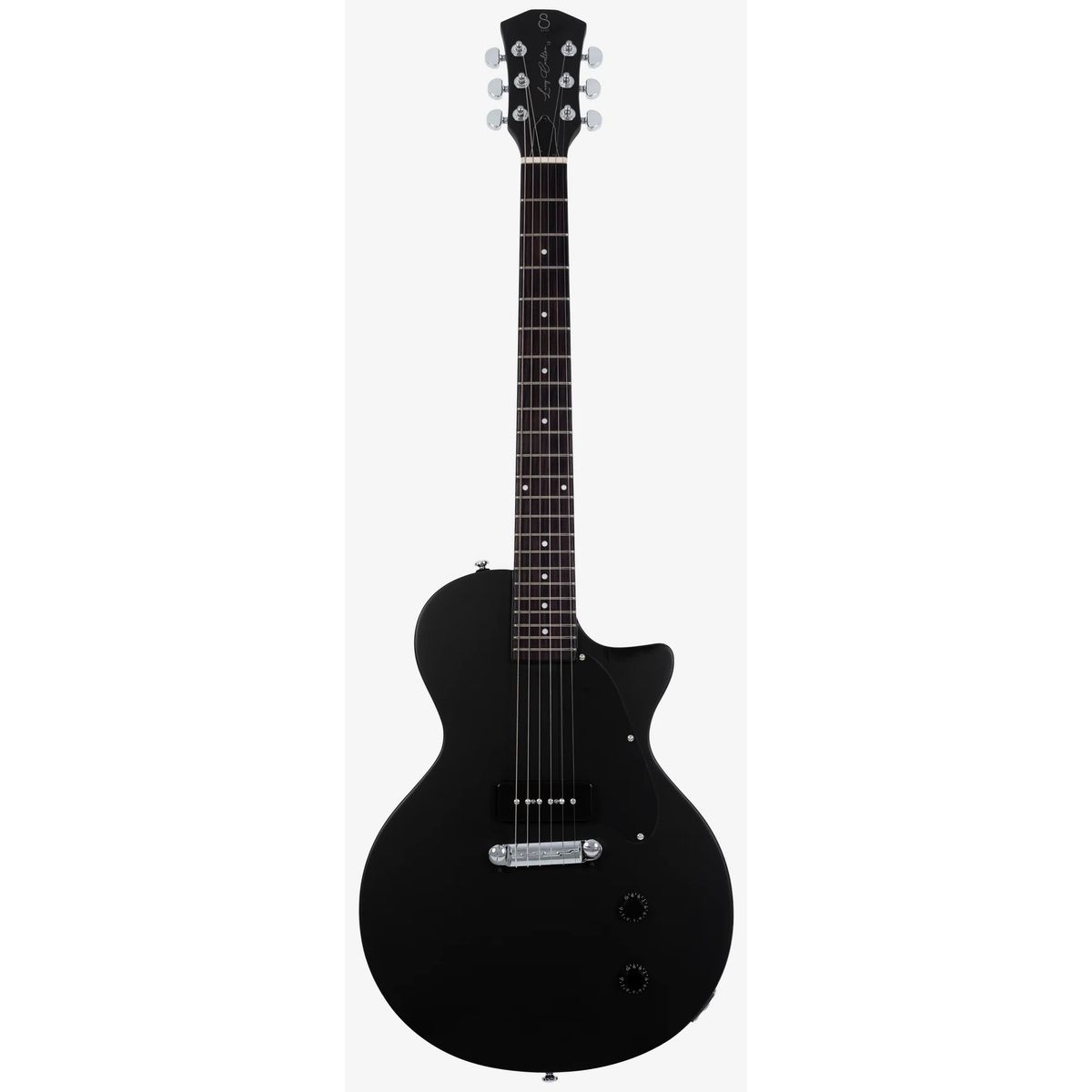 Sire L3 P90 BK.S электрогитара, форма Les Paul, махагони, махагони/палисандр, Р90, цвет черный