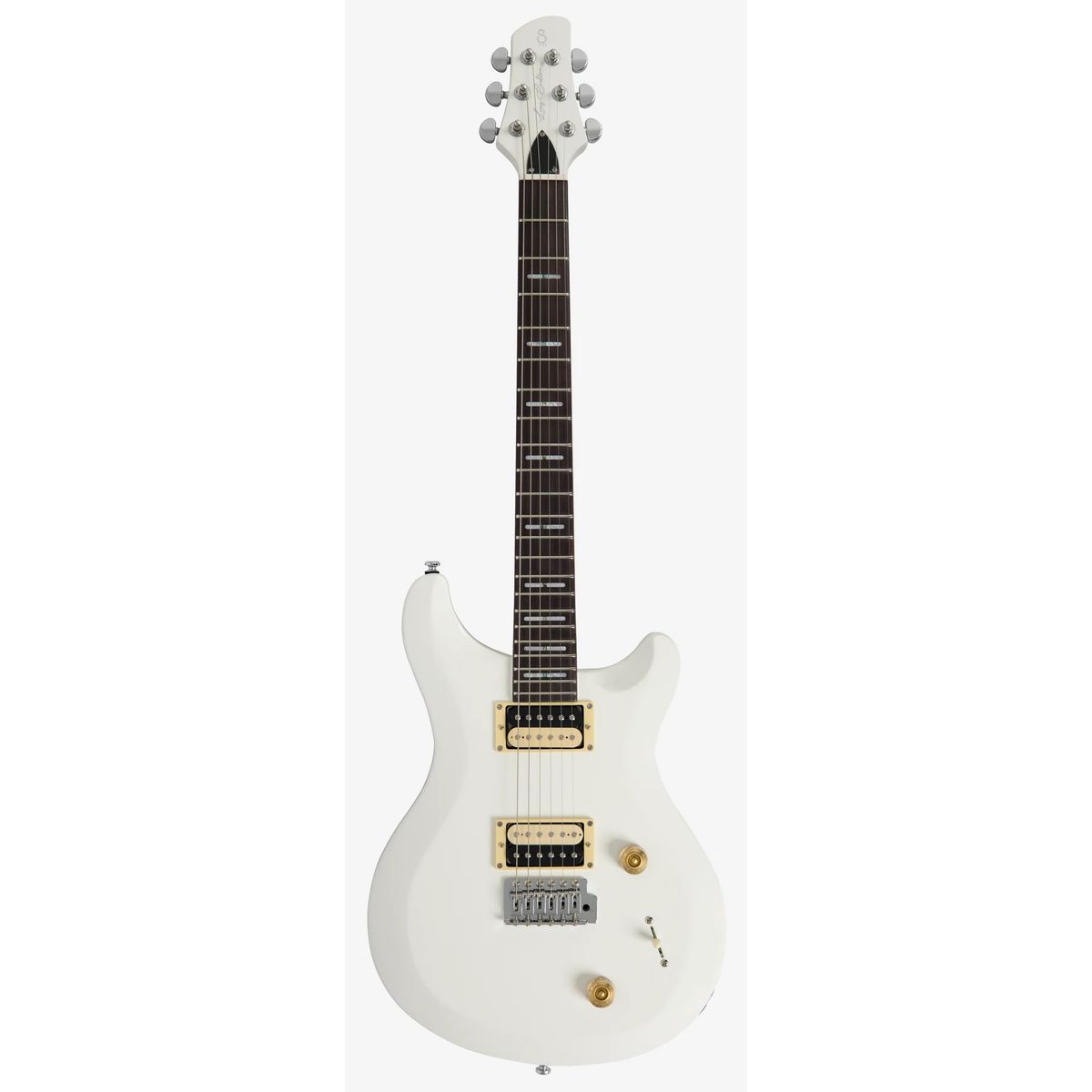 Sire Q3 AWH электрогитара, форма PRS, цвет белый