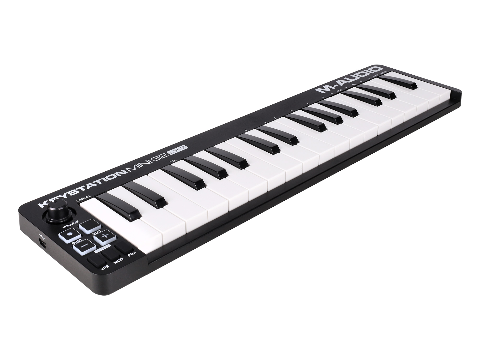 MIDI клавиатура [KEYSTATIONMINI32M3] M-audio [Keystation Mini 32 MK3] 32 клавиши, три назначаемых кнопки, 1 контроллер вращательного типа, USB