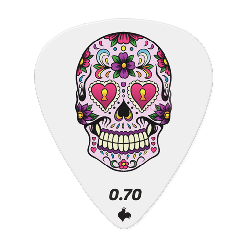 Медиатор GALLI STRINGS [G37S.07] Sugar Skull G37S 070, толщина 0.7 мм