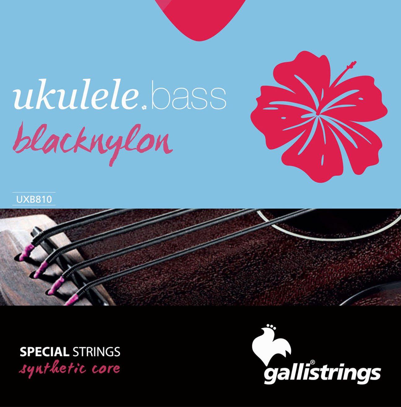 Комплект струн GALLI STRINGS [UXB810] для укулеле бас