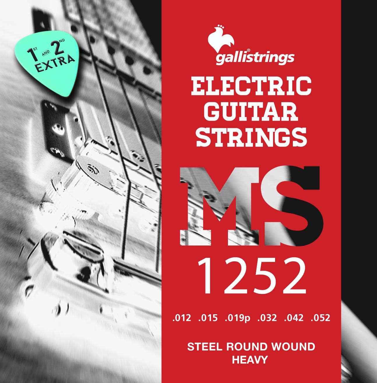 Комплект струн GALLI STRINGS [MS1252] для 6-струнной электрогитары