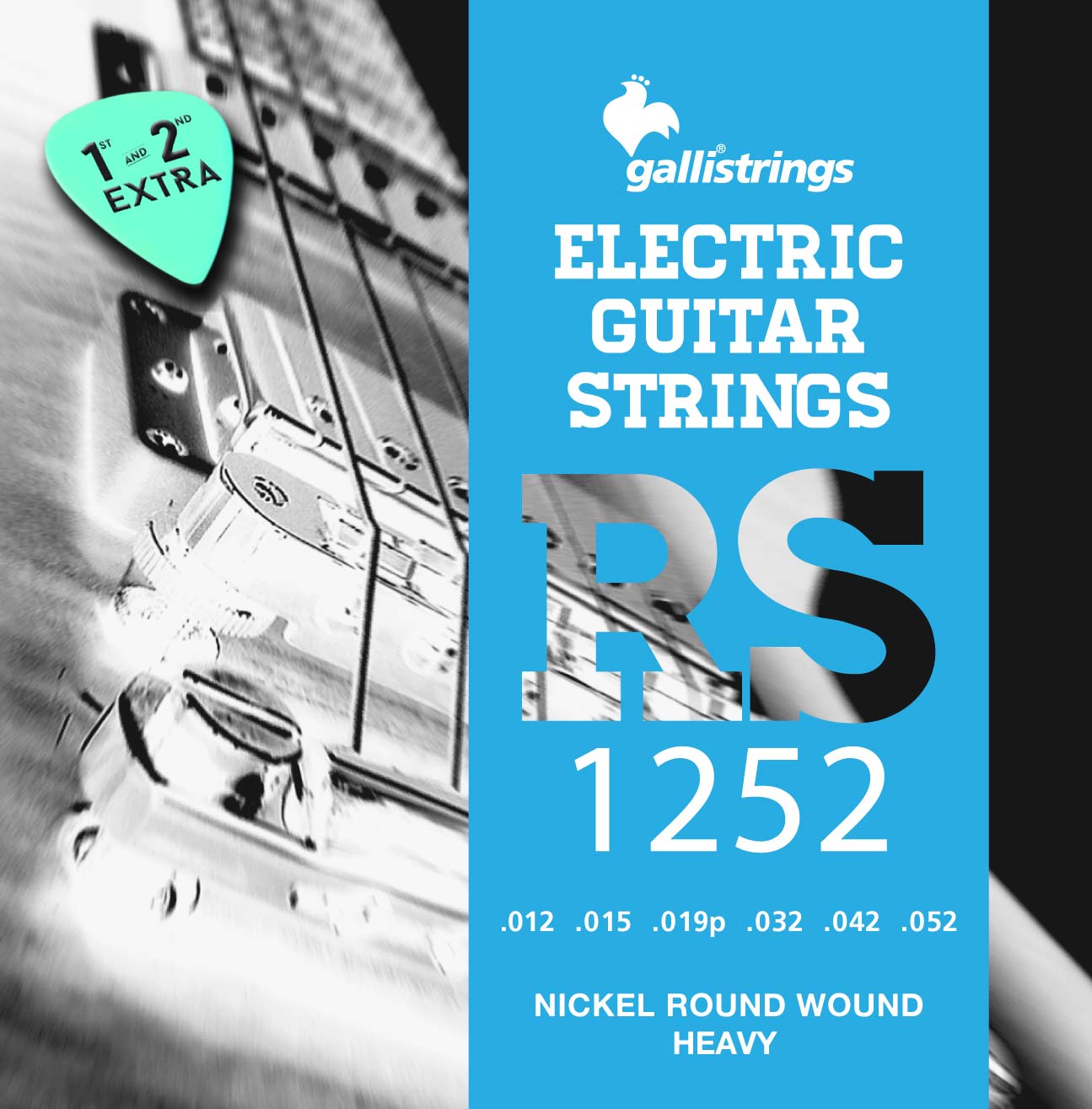 Комплект струн GALLI STRINGS [RS1252] для 6-струнной электрогитары