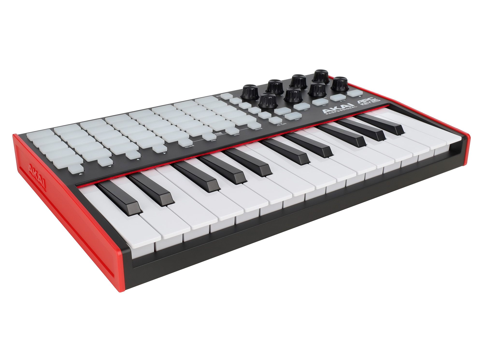 MIDI клавиатура [APCKEY25MK2] AKAI [APC Key 25 MK2] MIDI клавиатура с 25 динамическими клавишами, 40 пэдами c RGB посветкой и 8 энкодерами, USB-B