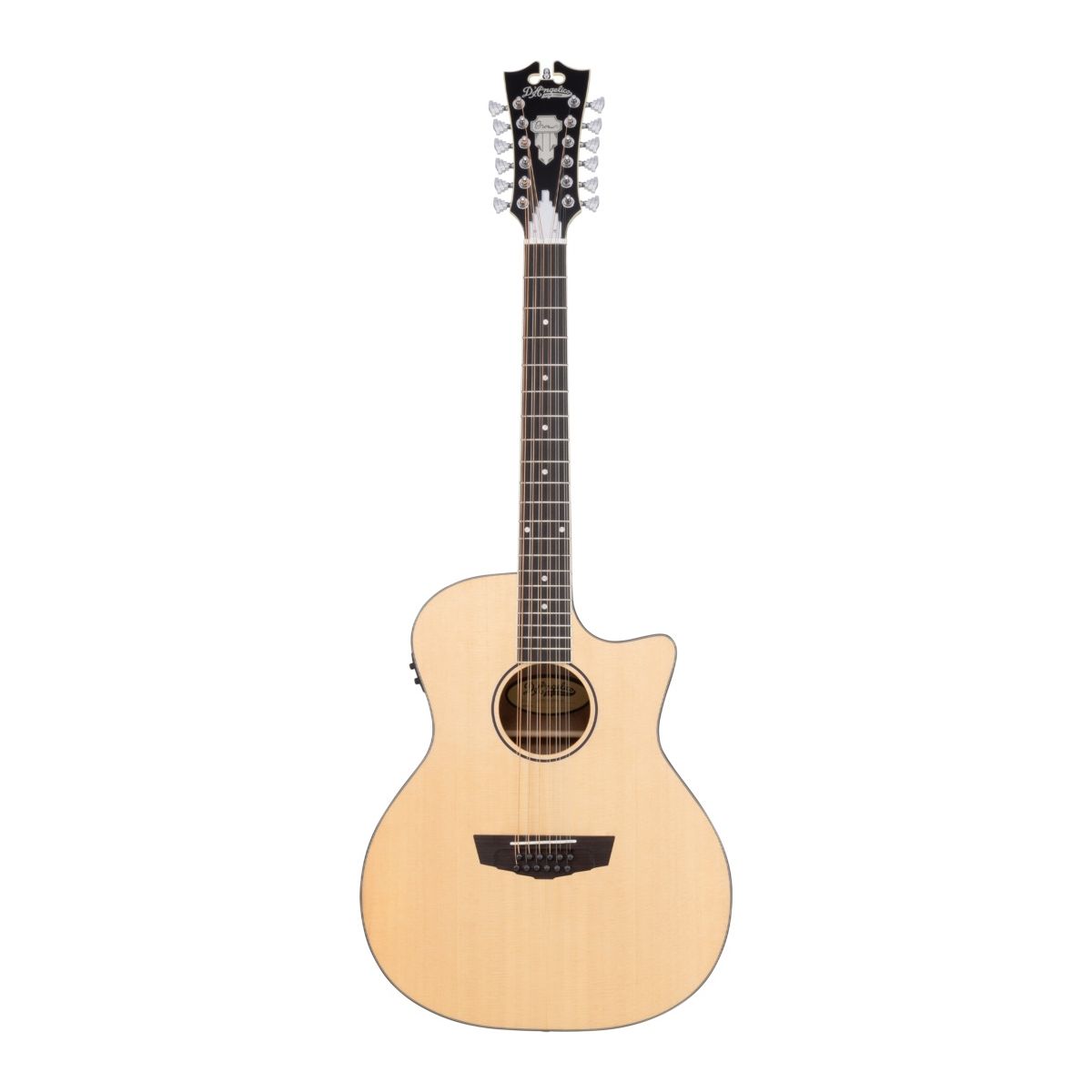 D'Angelico Premier Fulton LS Natural 12-стр. электроакуст. гитара, Grand Auditorium