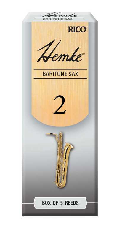 RHKP5BSX200 Hemke Трости для саксофона баритон, размер 2.0, 5шт, Rico RHKP5BSX200 Hemke Трости для саксофона баритон, размер 2.0, 5шт, Rico