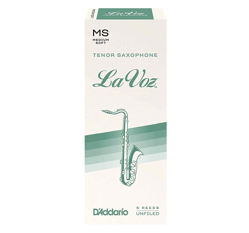 RKC05MS La Voz Трости для саксофона тенор, средне-мягкие (Medium-Soft), 5шт, Rico RKC05MS La Voz Трости для саксофона тенор, средне-мягкие (Medium-Soft), 5шт, Rico