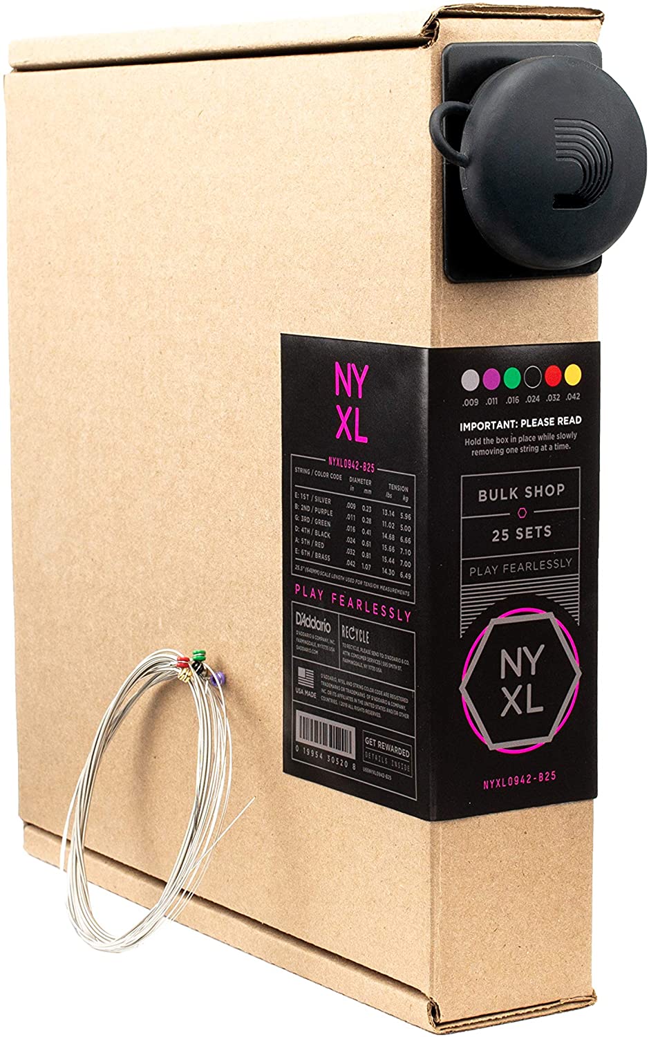 NYXL0942-B25 NYXL 25 Комплектов струн для электрогитары, Super Light, 09-42, D'Addario NYXL0942-B25 NYXL 25 Комплектов струн для электрогитары, Super Light, 09-42, D'Addario