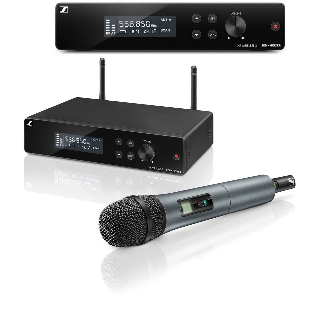 Sennheiser XSW 2-865-B Вокальная радиосистема с ручным передатчиком SKM 865-XSW Sennheiser XSW 2-865-B Вокальная радиосистема с ручным передатчиком SKM 865-XSW