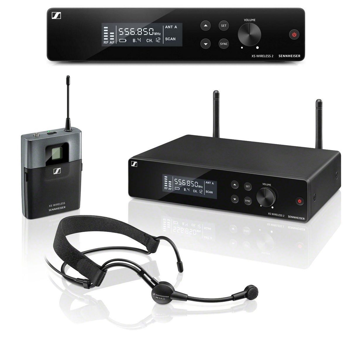 Sennheiser XSW 2-ME3-B Радиосистема с головным микрофоном ME 3-II Sennheiser XSW 2-ME3-B Радиосистема с головным микрофоном ME 3-II