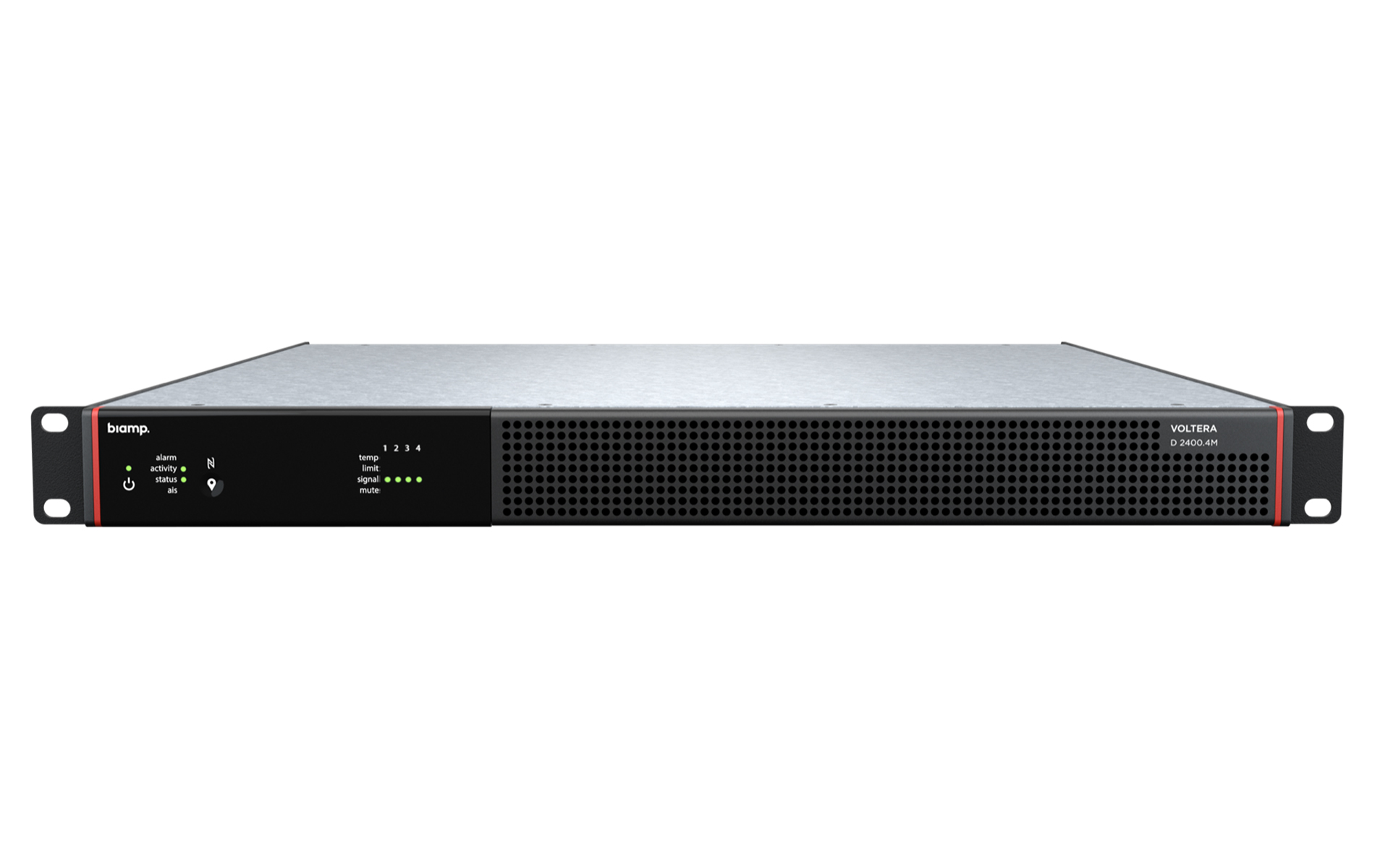 Усилитель Biamp [Voltera D 2400.4M] четырехканальный, DSP and Amplified Loudspeaker Controller - 4 channels sharing 2400W with Dante & AVB