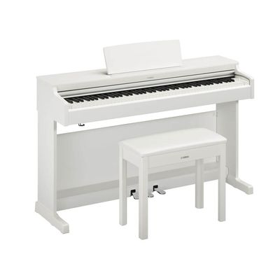 Yamaha YDP-165WH Arius цифровое пианино с банкеткой, клавиатура GH3, 192 полифония, 10 тембров Yamaha YDP-165WH Arius цифровое пианино с банкеткой, клавиатура GH3, 192 полифония, 10 тембров
