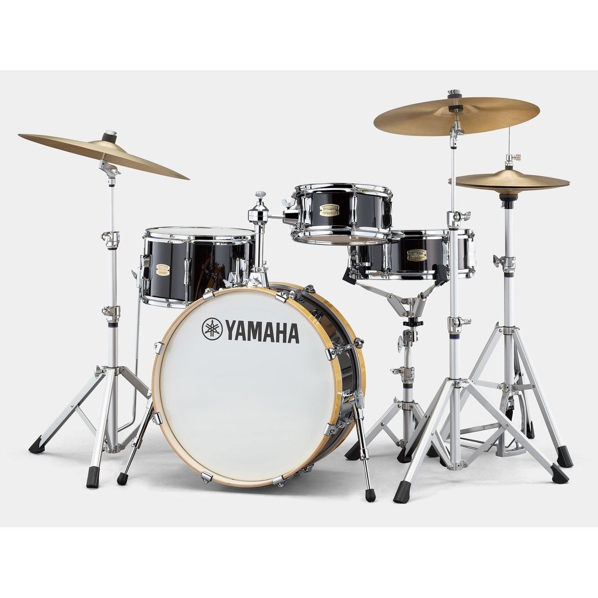 Yamaha SBP0F4HRBL ударная установка из 4 барабанов, цвет Raven Black, без стоек