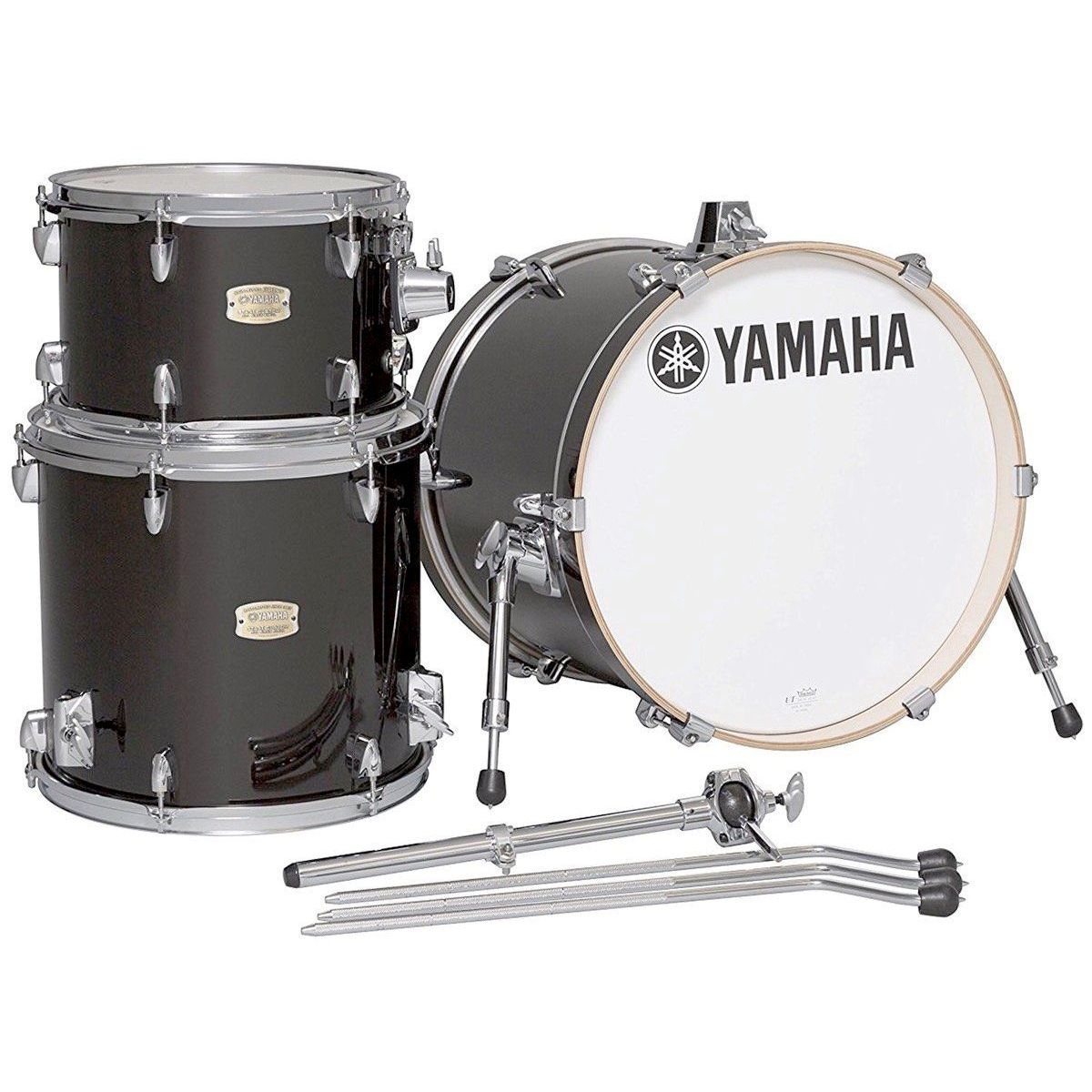 Yamaha SBP8F3RBL ударная установка из 3 барабанов, цвет Raven Black, без стоек