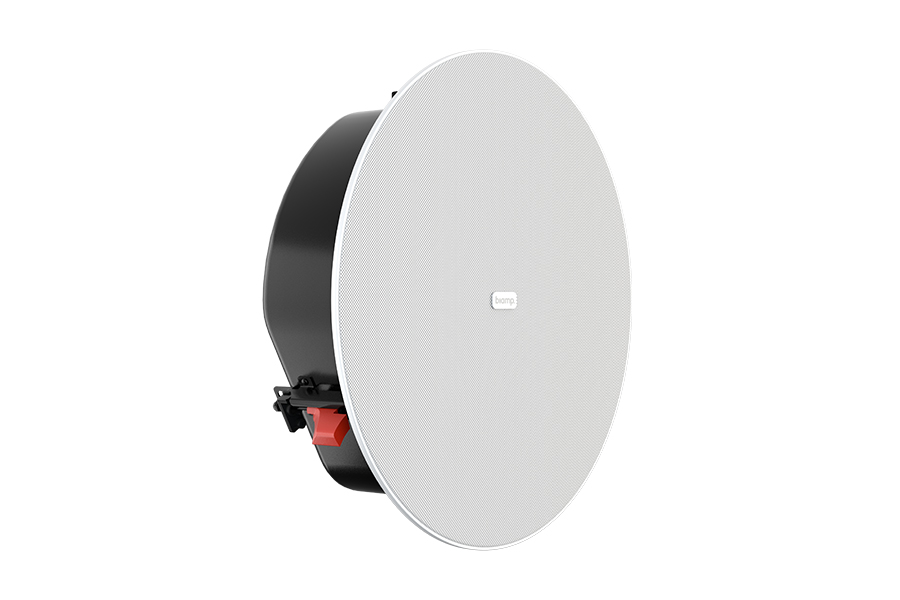 Коаксиальный громкоговоритель Biamp [C-IC6LP-W White] 6,5" In-Ceiling, Low Profile, 60 Вт, 8 Ом, входы RJ45, белый (в упак. 2шт, цена за 1шт)