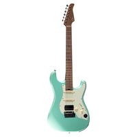 Mooer GTRS S801 Green Электрогитара со встроенным процессором, HSS, клен, цвет Surf Green Mooer GTRS S801 Green Электрогитара со встроенным процессором, HSS, клен, цвет Surf Green