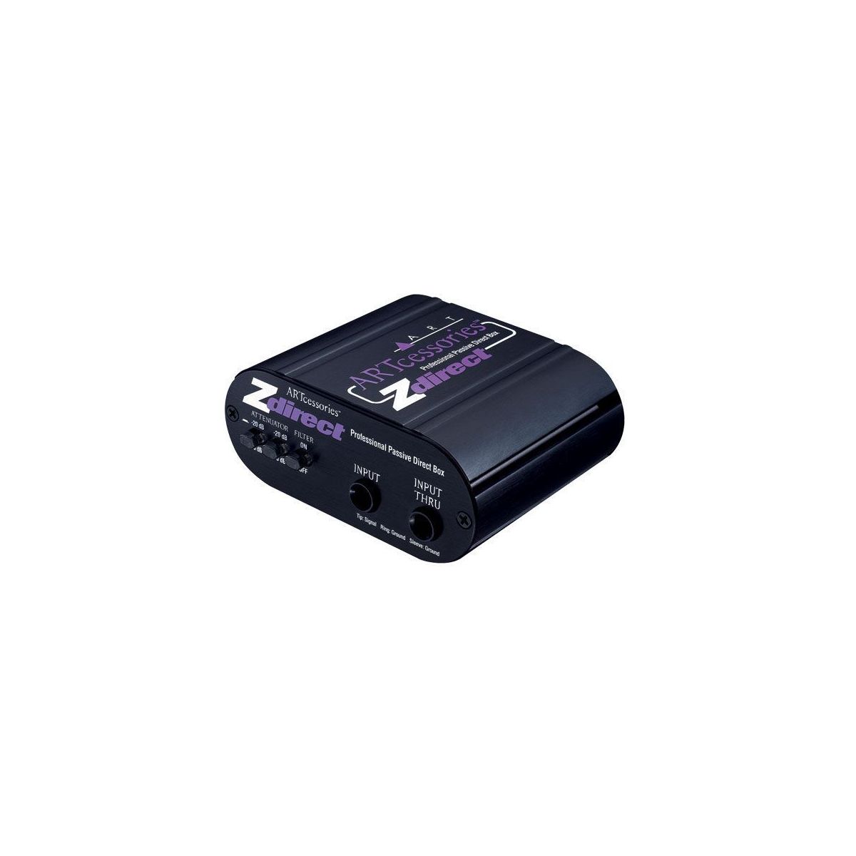 ART ZDirect пассивный директ-бокс, вход-1/4" TRS( unbal), выход- XLR (bal.),