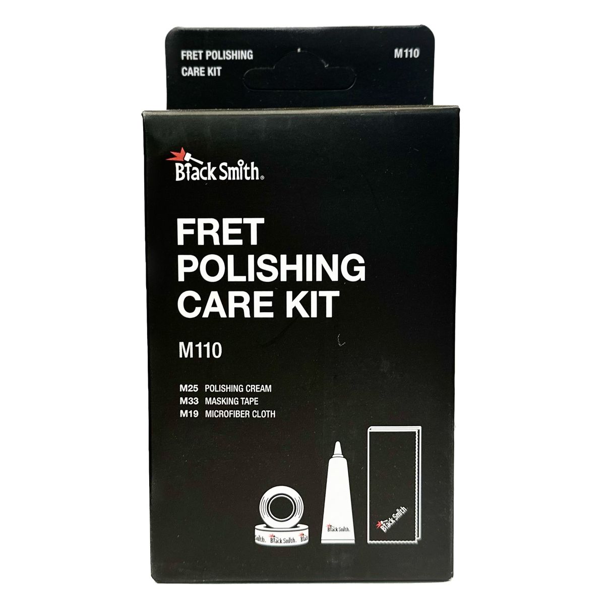 BlackSmith Fret Polishing Care Kit M110 набор для полировки ладов, 2 рулона M33, M25 полироль,