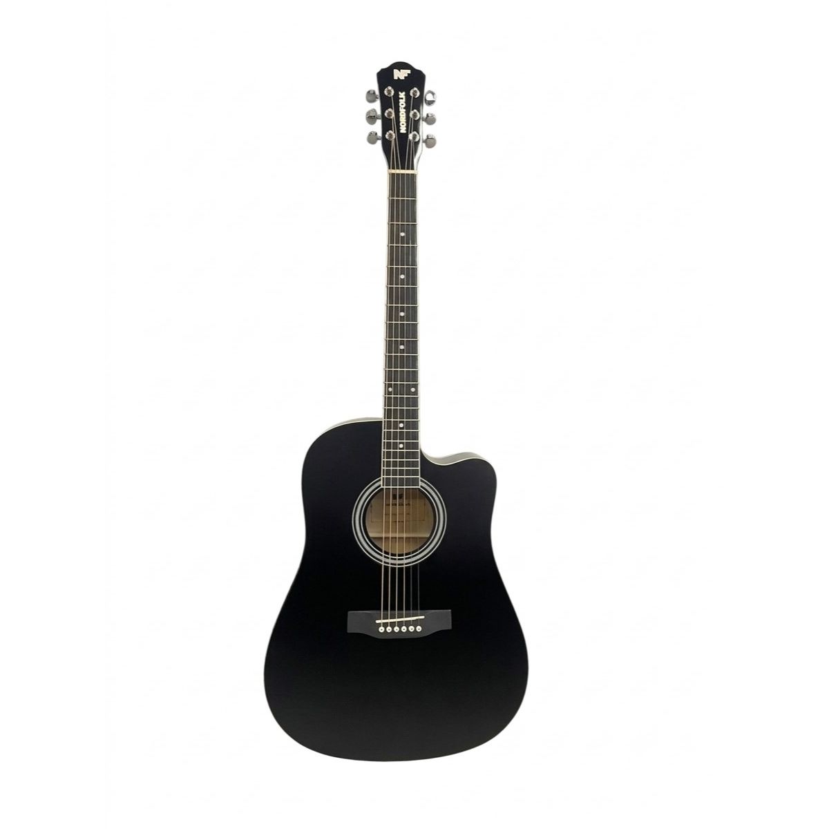 Nordfolk NF-411 BK акустичеcкая гитара, форма дредноут, цвет черный Nordfolk NF-411 BK акустичеcкая гитара, форма дредноут, цвет черный