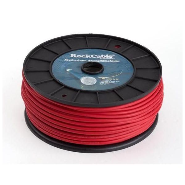 Rockcable RCL10302 D6 RE кабель микрофонный балансный, витой медный экран, Ø=6мм, красный.