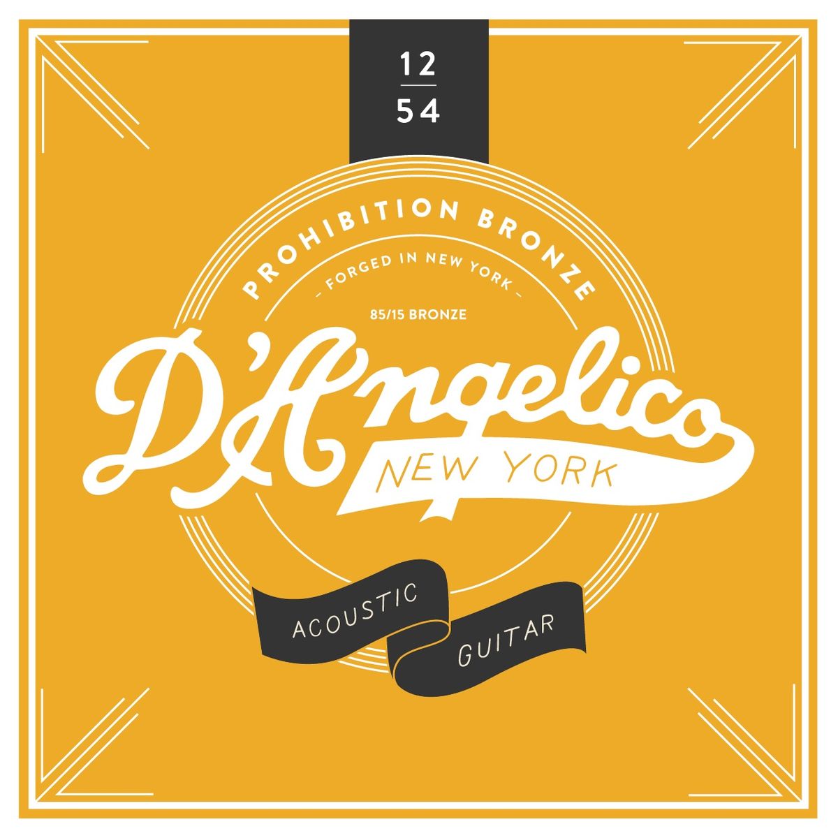 D'Angelico Acoustic 1254 струны для акустической гитары D'Angelico Acoustic 1254 струны для акустической гитары