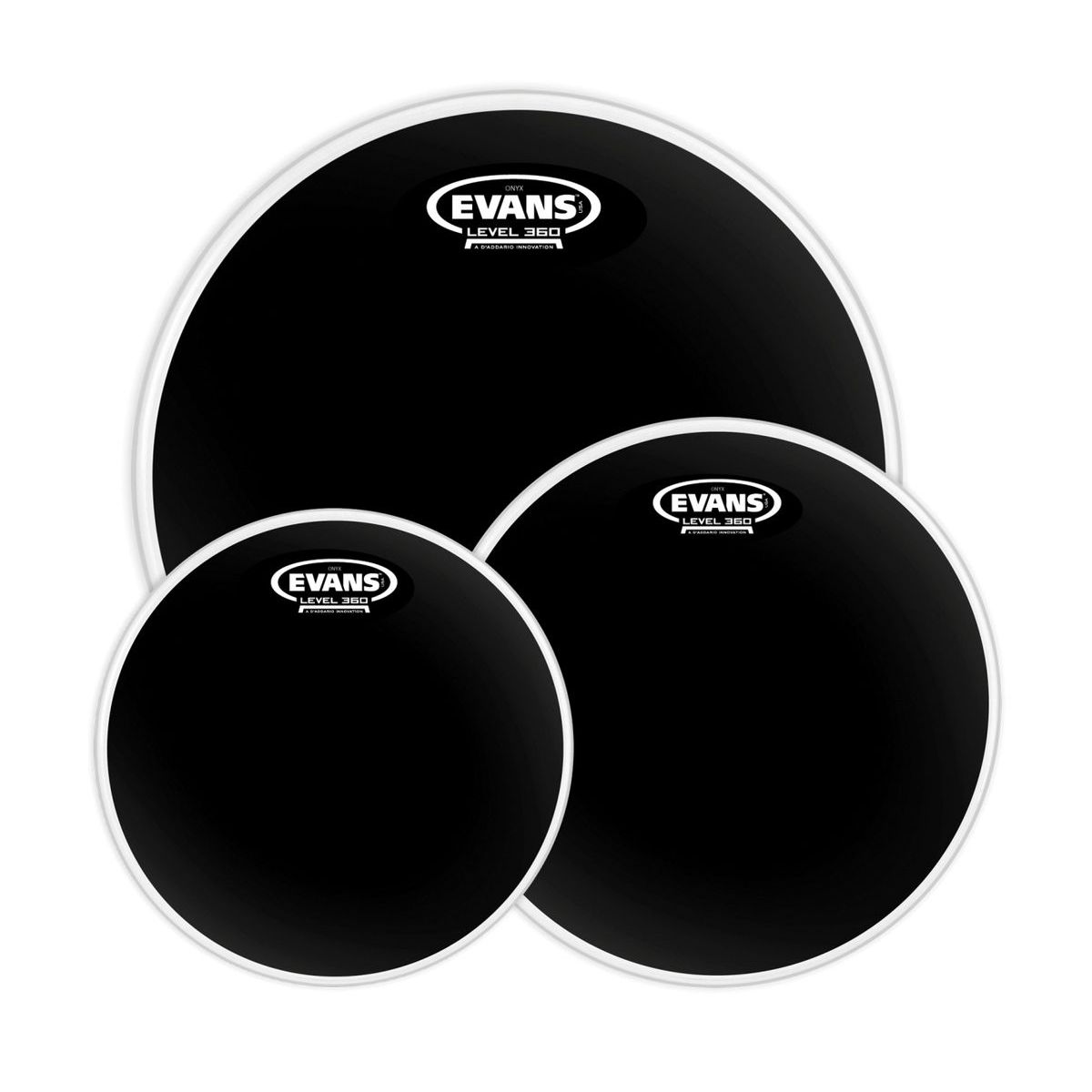 Evans ETP-CHR-R Набор пластиков 10",12",16" Black Chrome двойные, чёрные Evans ETP-CHR-R Набор пластиков 10",12",16" Black Chrome двойные, чёрные