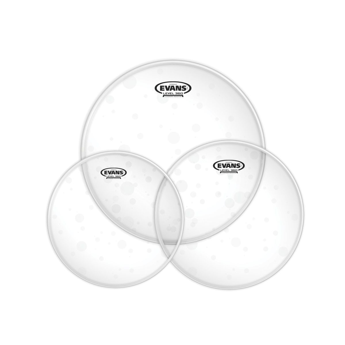 Evans ETP-HYDGL-S Набор пластиков 12",13",16" Hydraulic Glass,двойные, прозрачные Evans ETP-HYDGL-S Набор пластиков 12",13",16" Hydraulic Glass,двойные, прозрачные