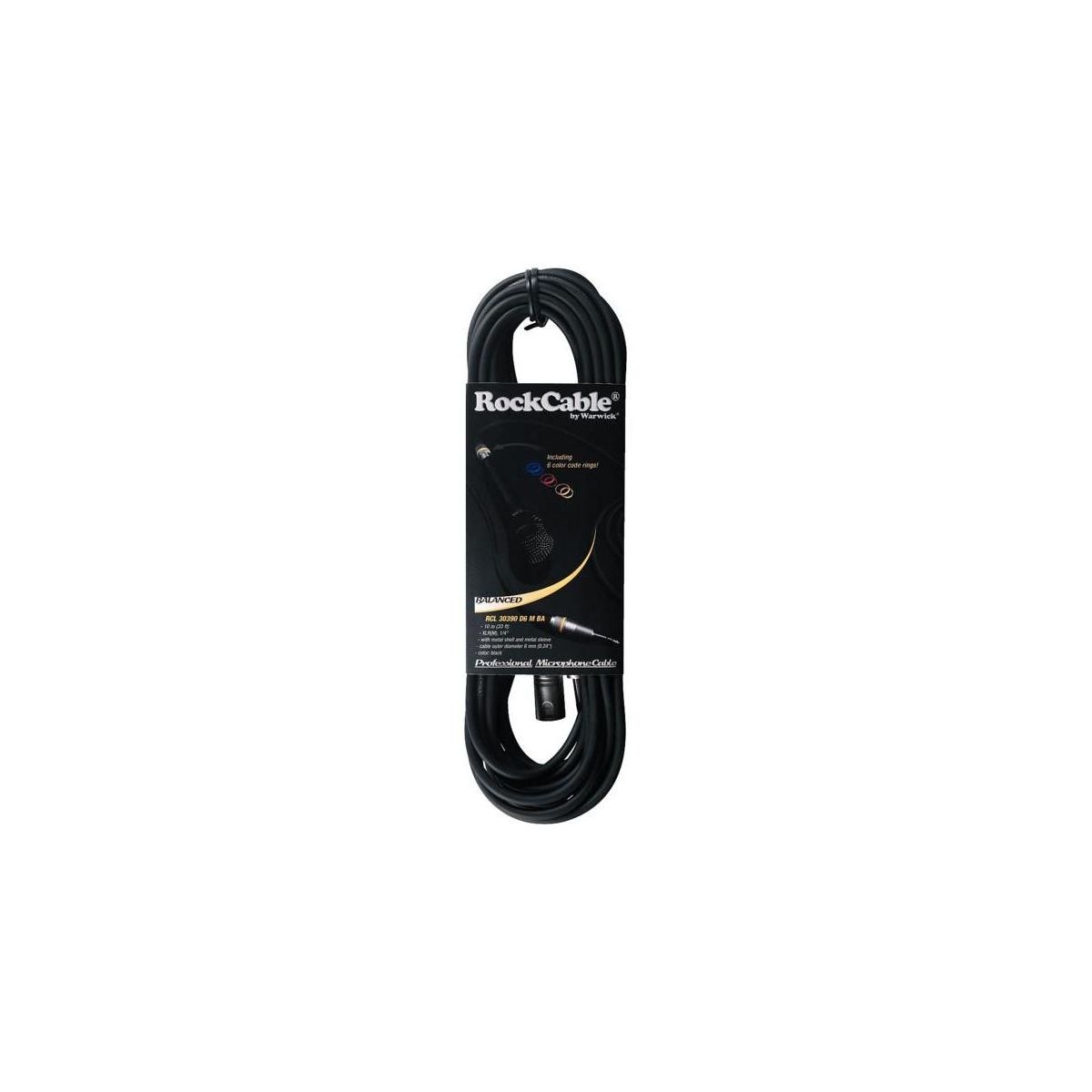 Rockcable RCL30360 D6 Микрофонный кабель XLR(М) XLR( F) 10 м Металл. корп. Rockcable RCL30360 D6 Микрофонный кабель XLR(М) XLR( F) 10 м Металл. корп.
