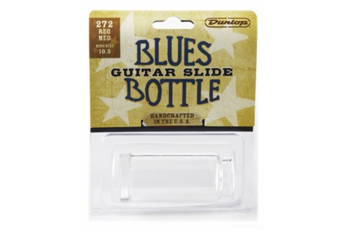 Dunlop 272 Blues Bottle Regular CLEAR Medium Dunlop 272 Blues Bottle Regular CLEAR Medium