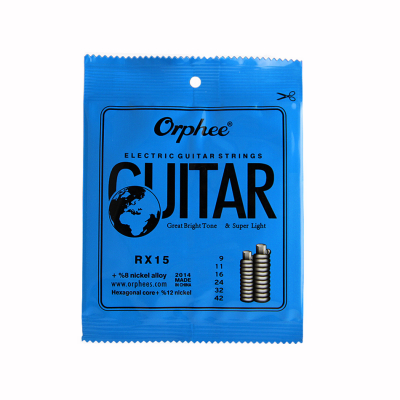 Струны для электрогитары Orphee RX-15  (009-042)