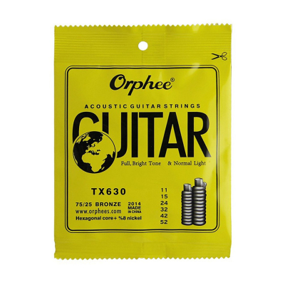 Струны для акустической гитары Orphee TX-630 (011-052)