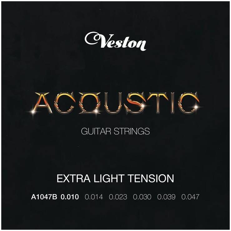 VESTON A1047B - Струны для акустической гитары